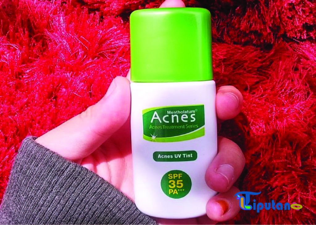 Acnes UV Tint sunscreen untuk menghilangkan bekas jerawat - TribunLiputan