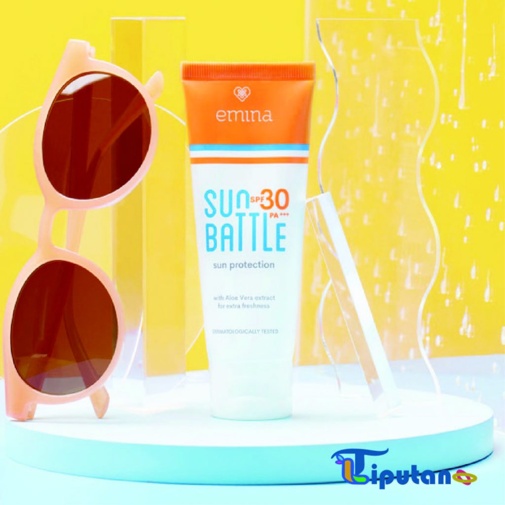 Emina SPF 30 sunscreen untuk menghilangkan bekas jerawat - TribunLiputan