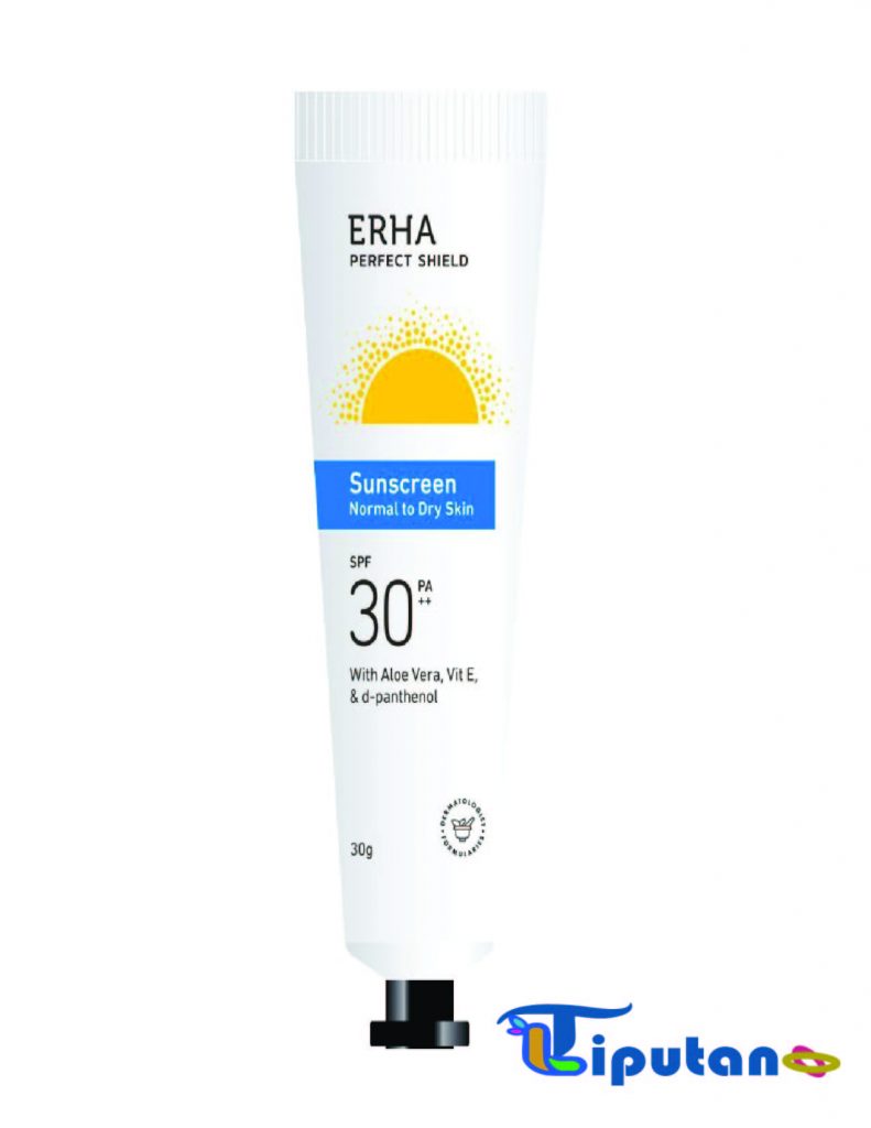 Erha Perfect Shield sunscreen untuk menghilangkan bekas jerawat - TribunLiputan