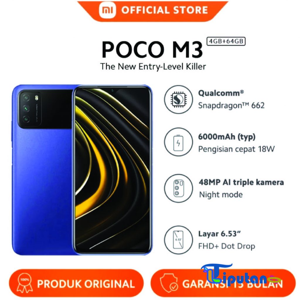 POCO M3 hp ram 6gb dibawah 2 juta - TribunLiputan