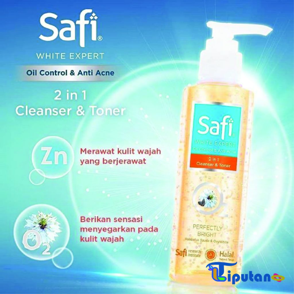 Safi White Expert Oil Control & Anti Acne 2 in 1 Cleanser and Toner - Produk Safi untuk menghilangkan bekas jerawat - TribunLiputan