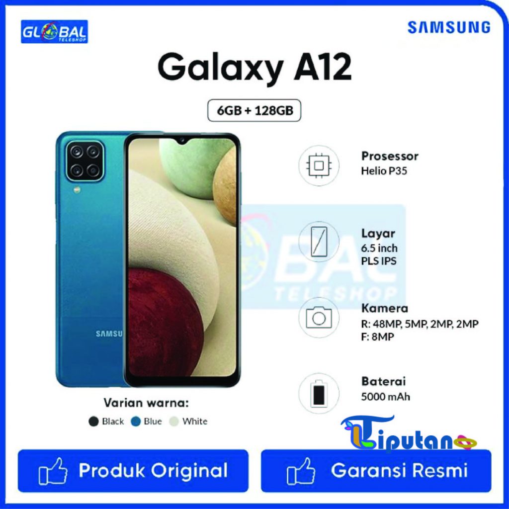 Samsung Galaxy A12 hp ram 6gb dibawah 2 juta - TribunLiputan