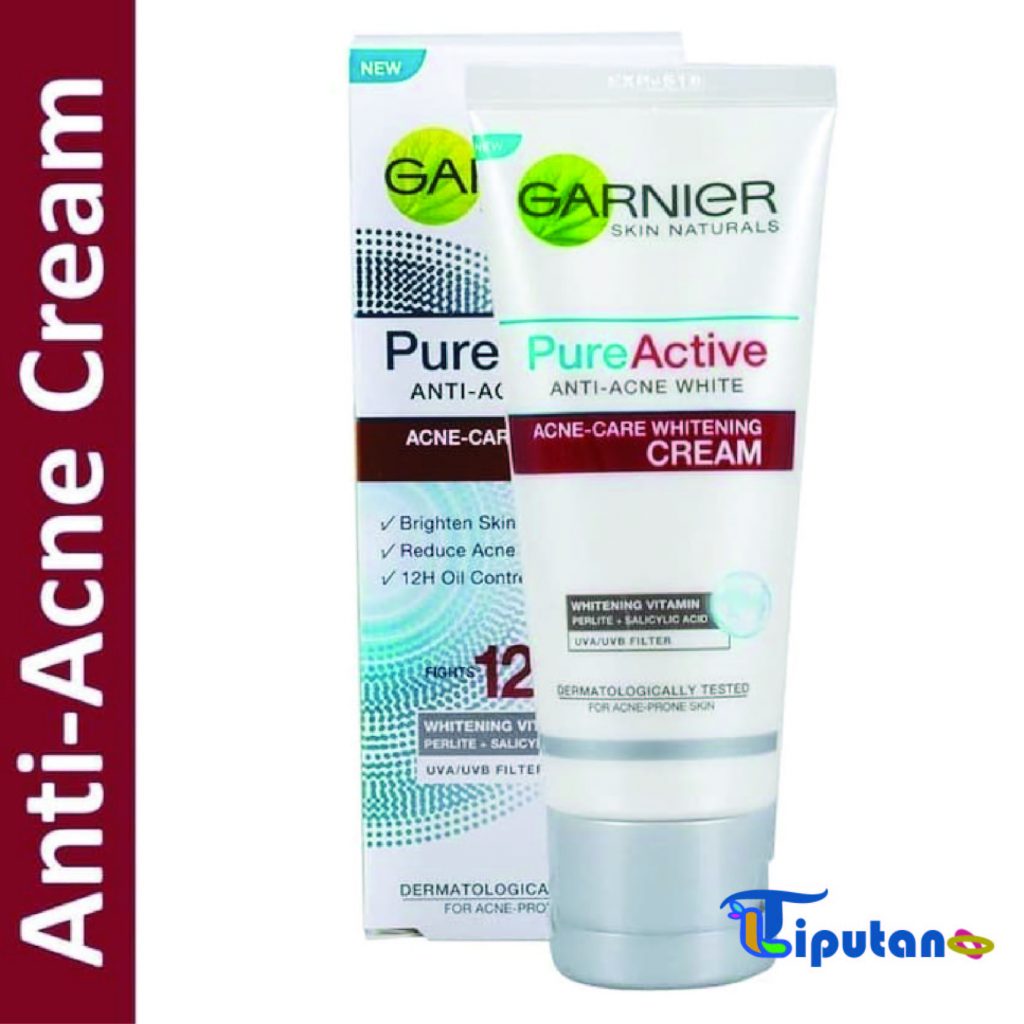 Whitening Cream Produk Garnier untuk menghilangkan bekas jerawat dan flek hitam - TribunLiputan