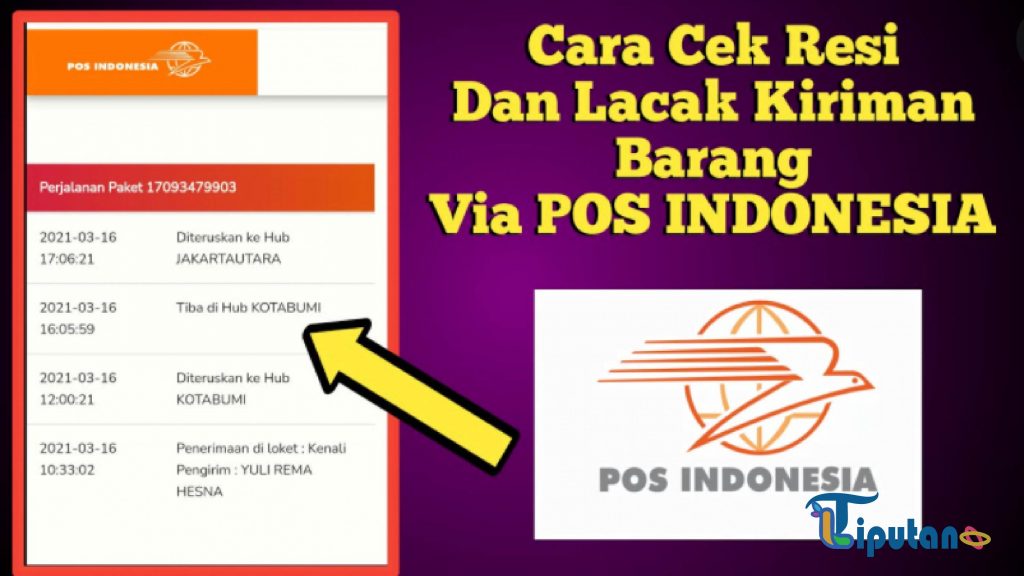 aplikasi cek resi pos indonesia - TribunLiputan