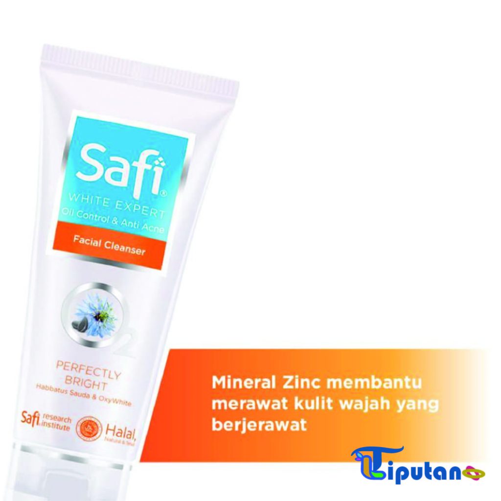 safi white expert oil control & anti acne facial cleanser - Produk Safi untuk menghilangkan bekas jerawat - TribunLiputan