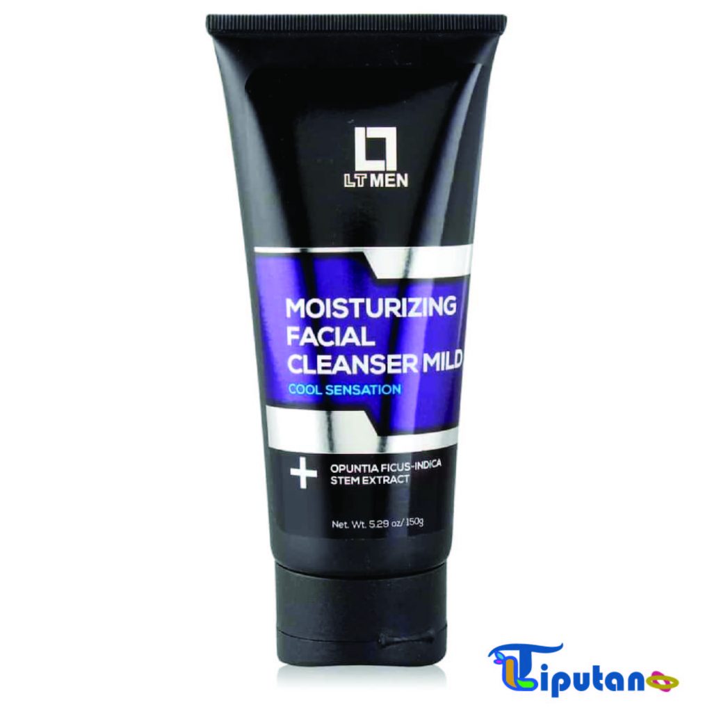 LT Men Facial Cleanser Mild sabun muka pria untuk memutihkan wajah dan menghilangkan jerawat - TribunLiputan