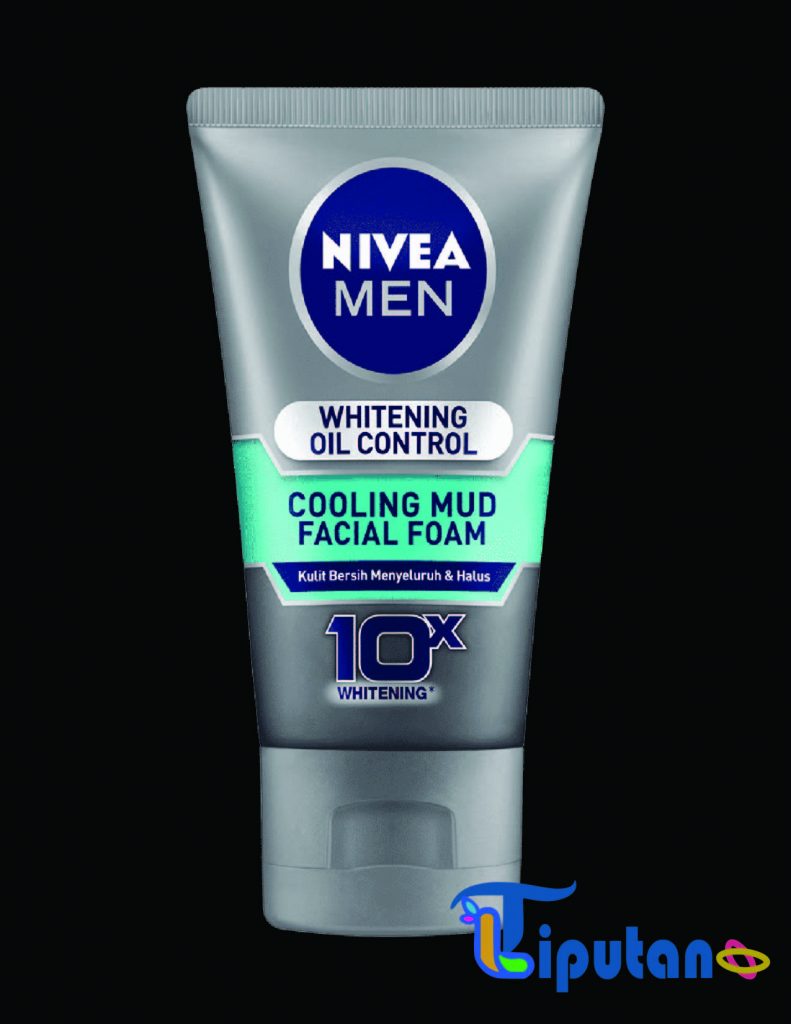 Nivea Men Whitening Oil Control Cooling Mud Foam sabun muka pria untuk memutihkan wajah dan menghilangkan jerawat - TribunLiputan