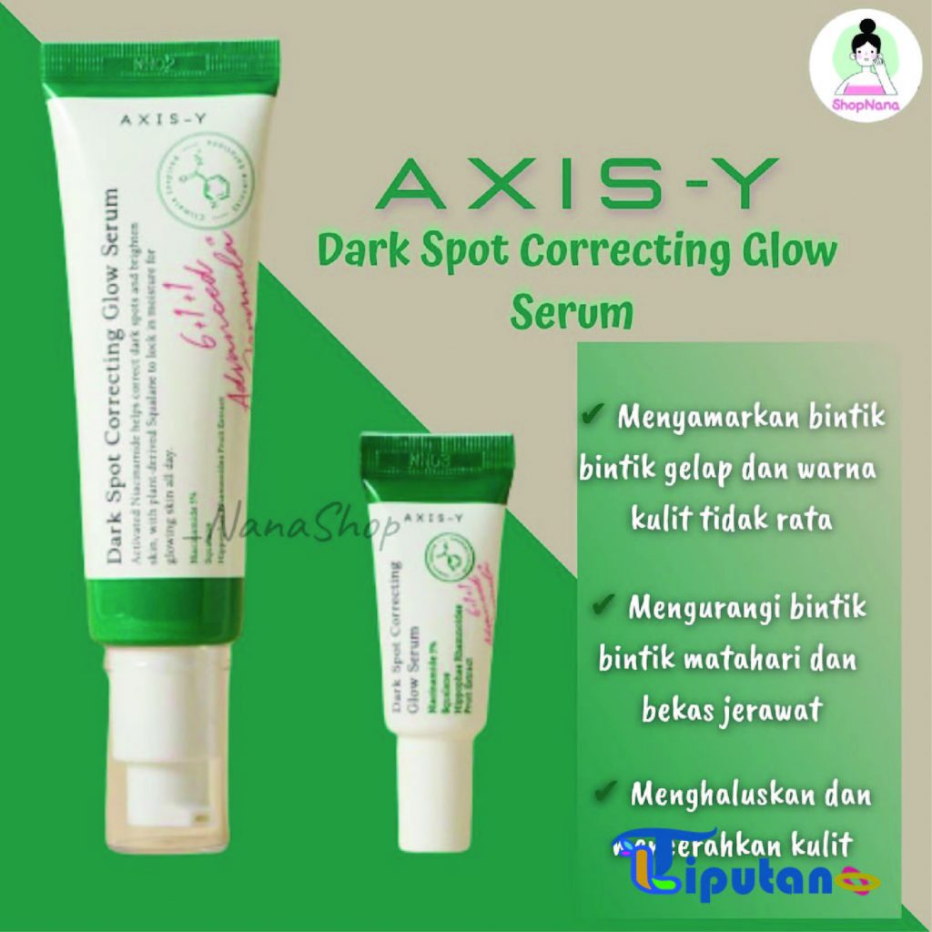 Serum Axis-Y Dark Spot Correcting Glow - Serum Untuk Mengecilkan Pori-Pori Dan Menghilangkan Bekas Jerawat - TribunLiputan