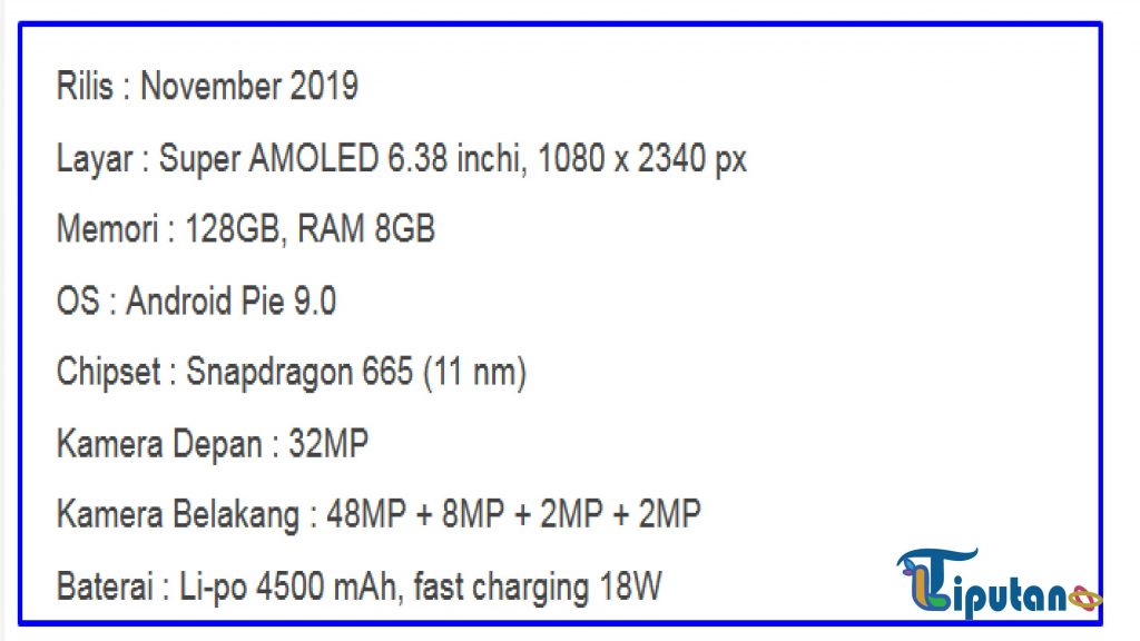 Spesifikasi Vivo Y20s - Daftar HP RAM 8gb dibawah 2 juta - TribunLiputan