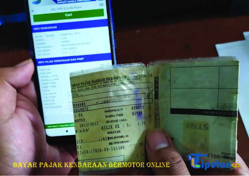 Langkah bayar Pajak kendaraan bermotor Online - TribunLiputan