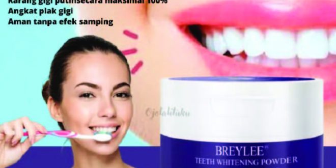 Breylee Teeth Whitening Powder - TribunLiputan