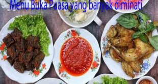 Menu Buka Puasa yang banyak diminati - Tribunliputan