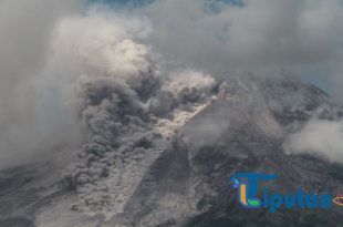 Pagi Ini, Gunung Merapi Kembali Muntahkan Awan Panas