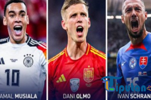 Top Skor Euro 2024 Sah Milik 6 Pemain