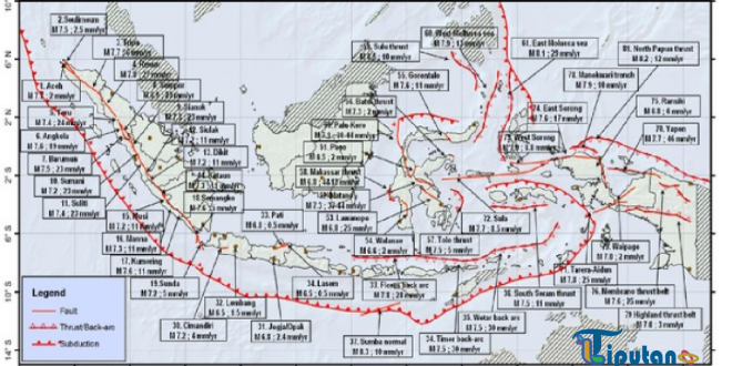 Deret Megathrust yang Ancam Jawa: Berpotensi Gempa Hingga M 9,0