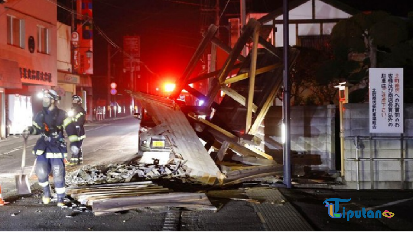 Detik-Detik Gempa Magnitudo 7.1 Guncang Jepang: Pengunjung Mal Berhamburan