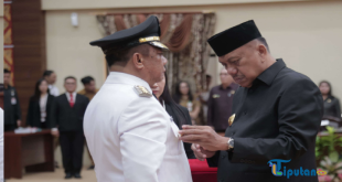 Gubernur Olly Lantik Abdullah Mokoginta Sebagai Pejabat Walikota Kotamobagu