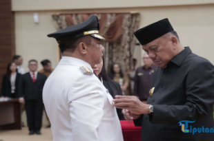 Gubernur Olly Lantik Abdullah Mokoginta Sebagai Pejabat Walikota Kotamobagu