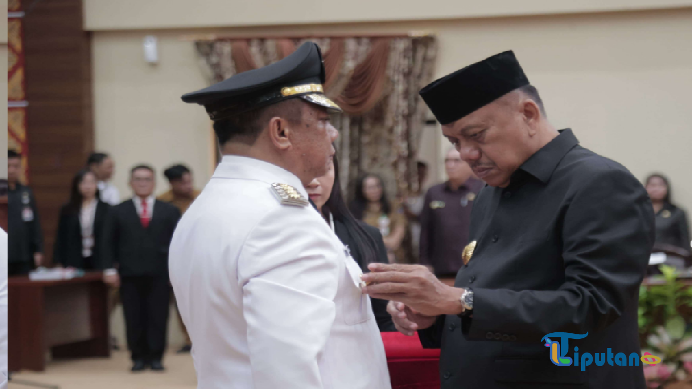 Gubernur Olly Lantik Abdullah Mokoginta Sebagai Pejabat Walikota Kotamobagu