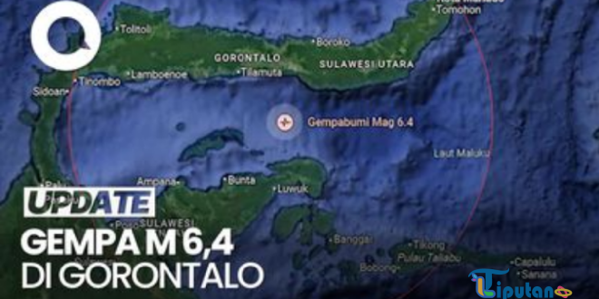 Gempa Berkekuatan M 6,4 Guncang Bone Bolango, Gorontalo