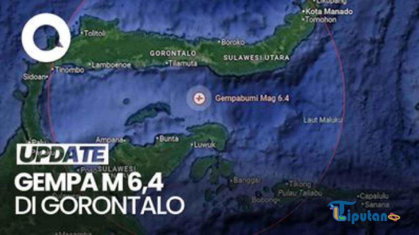 Gempa Berkekuatan M 6,4 Guncang Bone Bolango, Gorontalo