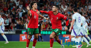 n Portugal dari Bangku Cadangan, Spanyol Menang Telak dengan 10 Pemain