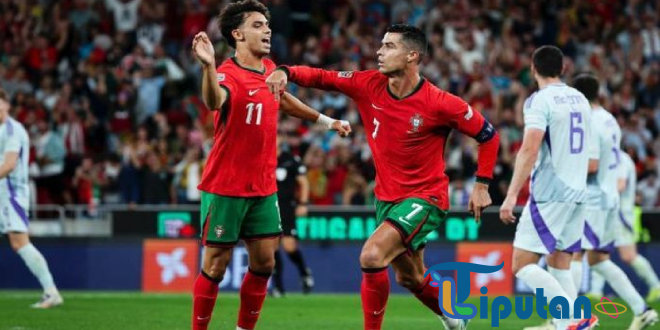 n Portugal dari Bangku Cadangan, Spanyol Menang Telak dengan 10 Pemain