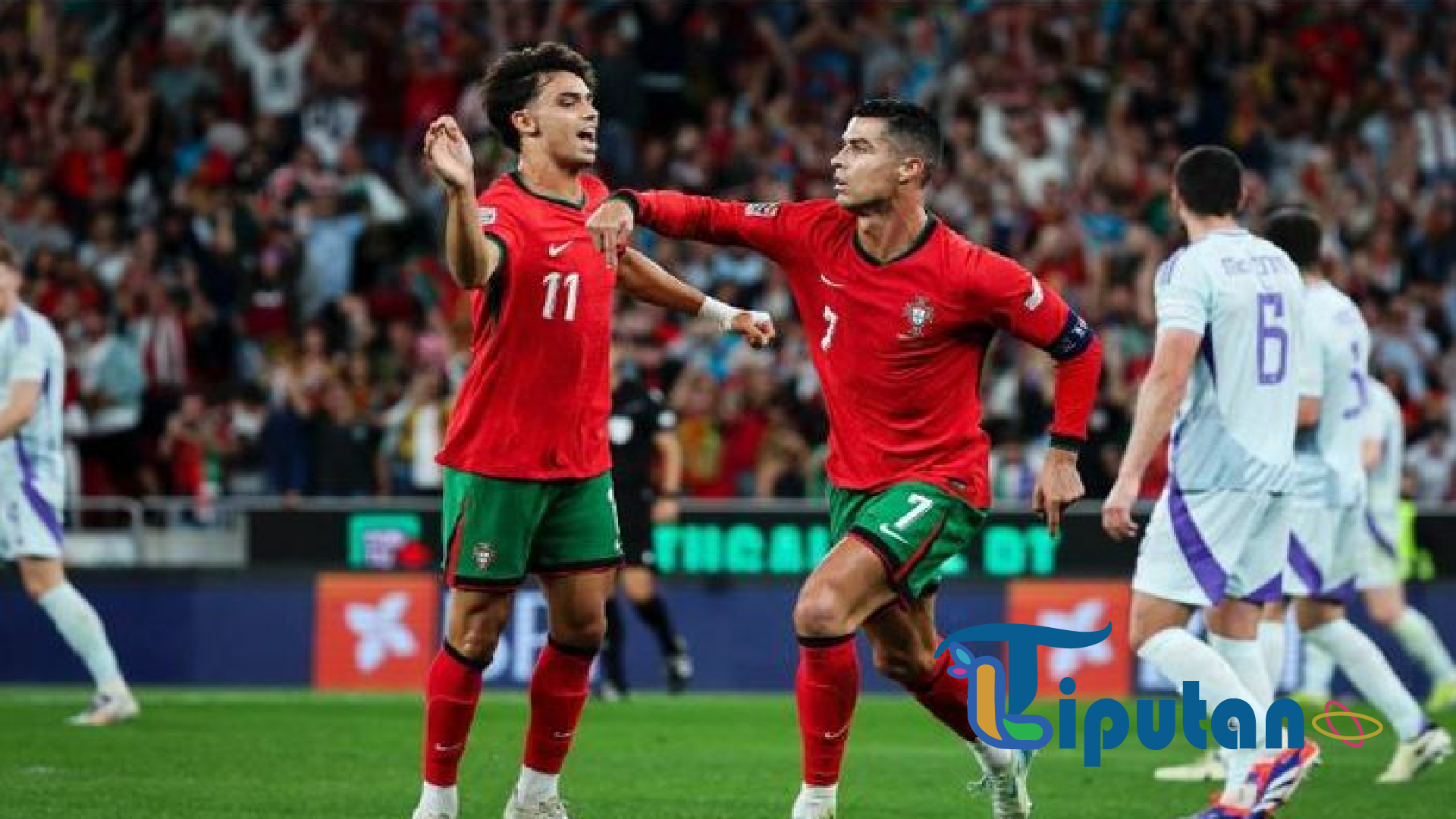 n Portugal dari Bangku Cadangan, Spanyol Menang Telak dengan 10 Pemain