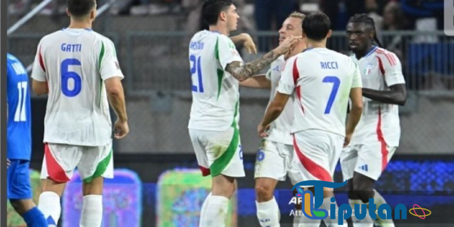 Hasil UEFA Nations League: Italia Gacor, Hajar Israel dengan Gol Unik