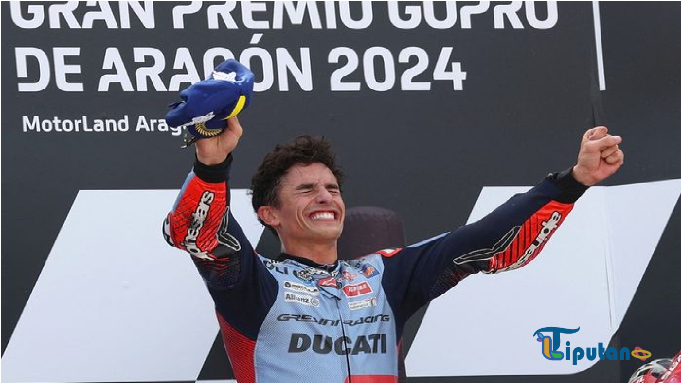 MotoGP Aragon 2024: Kata-Kata Pertama Marc Marquez Usai Akhiri Penantian 1043 Hari untuk Podium Tertinggi