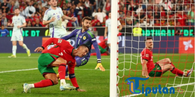 Portugal vs Skotlandia: Gol Ronaldo Menangkan Selecao das Quinas 2-1