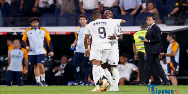 Vinicius Kasih Penalti ke Mbappe, Bukti Trio Penyerang Madrid Solid