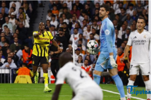 Courtois Mengamuk Usai Madrid Bantai Dortmund 5-2