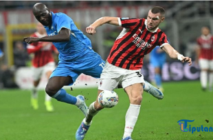 Hasil Liga Italia: AC Milan Dibantai Napoli, San Siro Jadi Panggung Lukaku dan Kvaradona