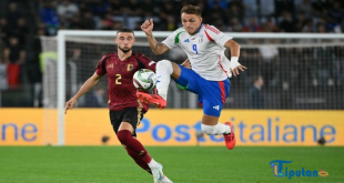 Hasil UEFA Nations League: Gol Menit Pertama Terbuang Sia-sia akibat Kartu Merah, Timnas Italia Ditahan Imbang Belgia