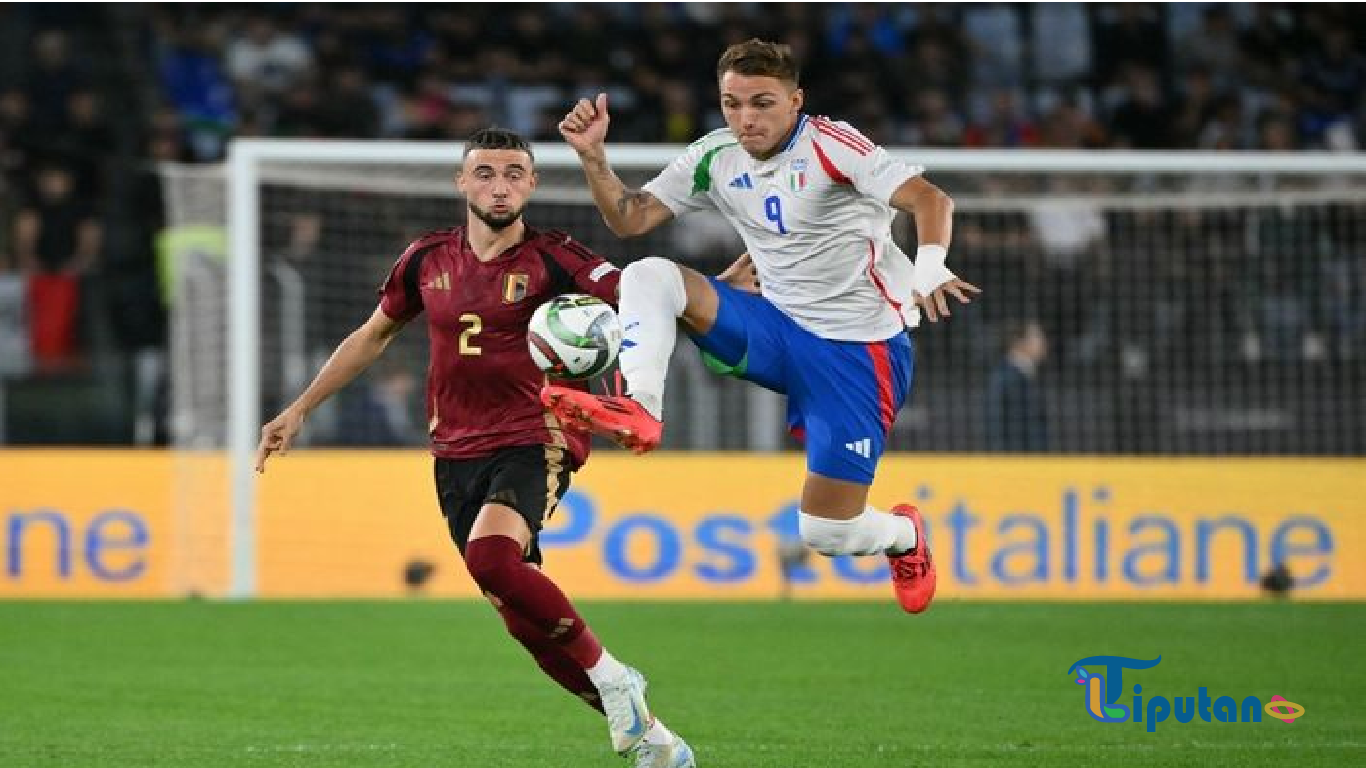 Hasil UEFA Nations League: Gol Menit Pertama Terbuang Sia-sia akibat Kartu Merah, Timnas Italia Ditahan Imbang Belgia