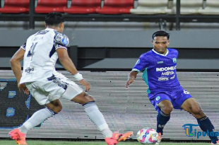 Persita Vs Bali United: Mbarga Bawa Kemenangan untuk Serdadu Tridatu 1-0