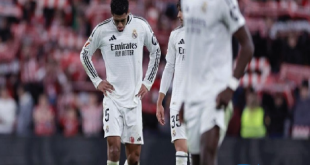 Athletic Bilbao vs Real Madrid: Los Blancos Tersungkur, Kalah 1-2