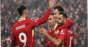 Liverpool 3-1 Leicester City: Mo Salah Mencetak Gol, The Reds Raih Kemenangan