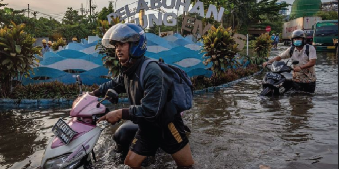 18 Titik di Jakarta Utara Masih Tergenang Banjir Pagi Ini, Ketinggian Air Mencapai 40 Cm