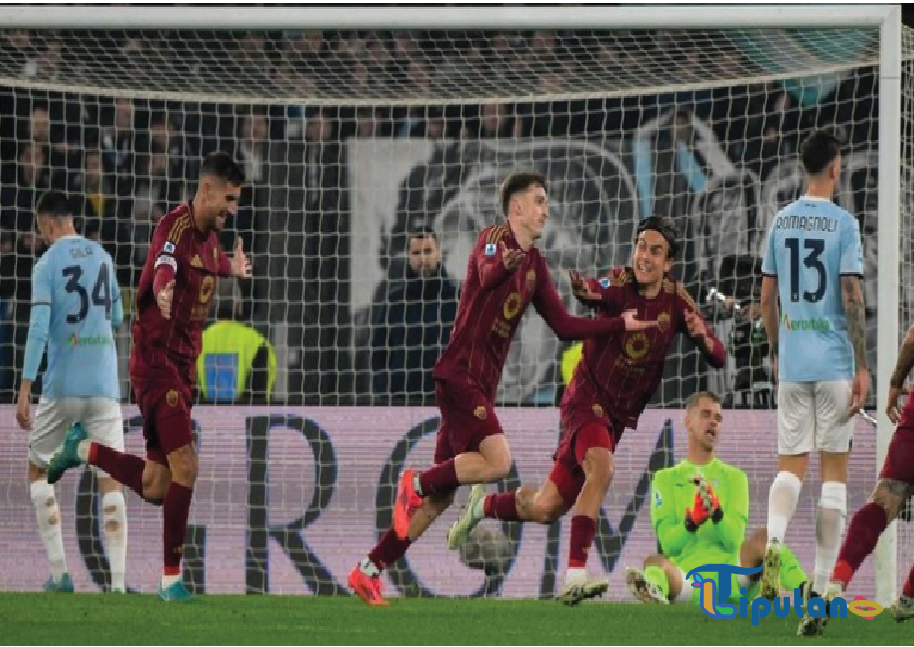 AS Roma Vs Lazio: Ketegangan di Menit-Menit Akhir, Giallorossi Menang 2-0 di Derby