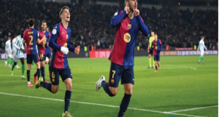 Barcelona vs Real Betis: Menang 5-1, Blaugrana Lolos ke Perempat Final Copa del Rey