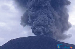 Gunung Marapi Meletus, Disertai Abu Vulkanik, Warga Diminta Waspada