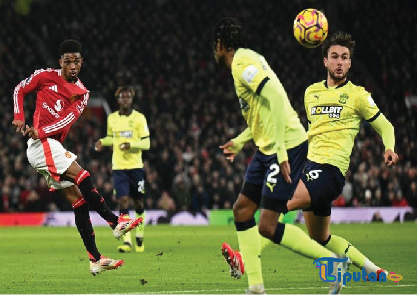 Hasil Liga Inggris - Amad Jadi Pahlawan, Man United Berhasil Comeback Lawan Tim Juru Kunci