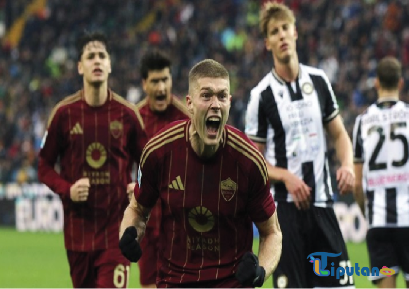 Udinese vs Roma: I Lupi Lakukan Comeback dan Menang 2-1