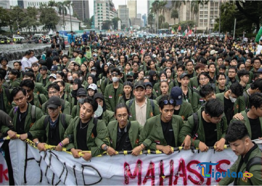 Massa Aksi Ancam Lanjutkan Demo Jika Tuntutan Tidak Dipenuhi Prabowo