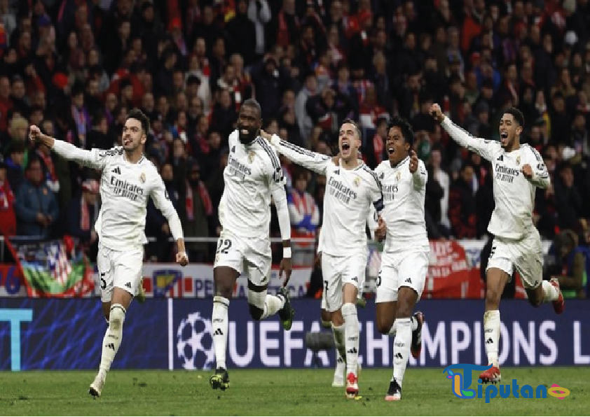 Atletico vs Madrid: Los Blancos Melaju ke Perempatfinal Usai Menang Adu Penalti