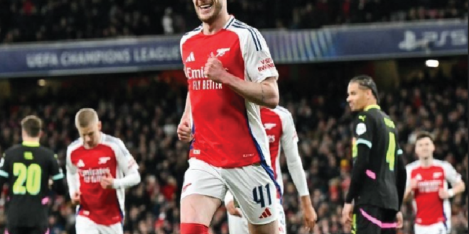 Hasil Arsenal vs PSV: The Gunners Lolos ke Perempatfinal dengan Agregat 9-3