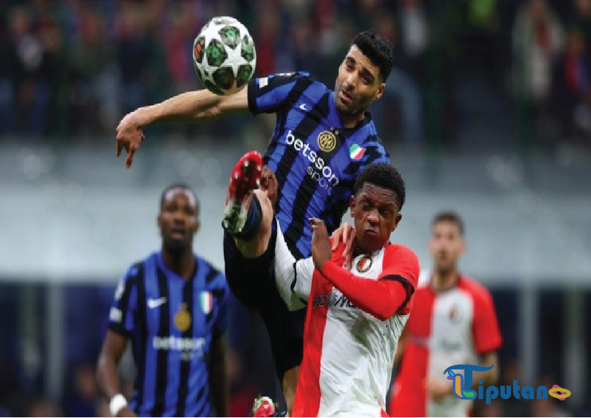 Inter vs Feyenoord Berakhir Imbang 1-1 di Babak Pertama