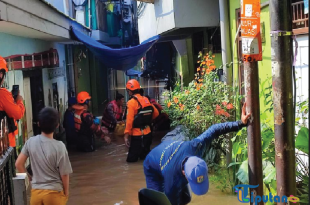 Pos Pantau Depok Siaga 1, Warga di Bantaran Ciliwung Diminta Waspada Banjir